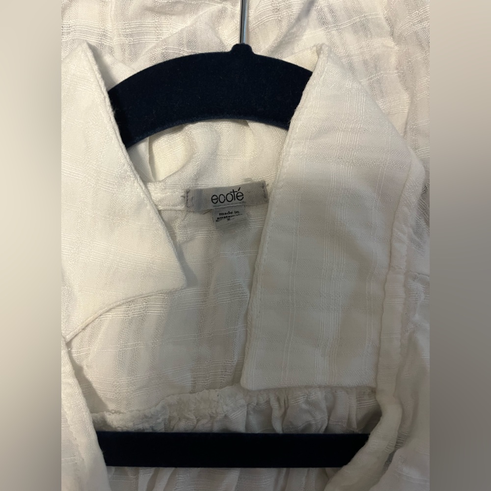 Ecote Front Tie Blouse